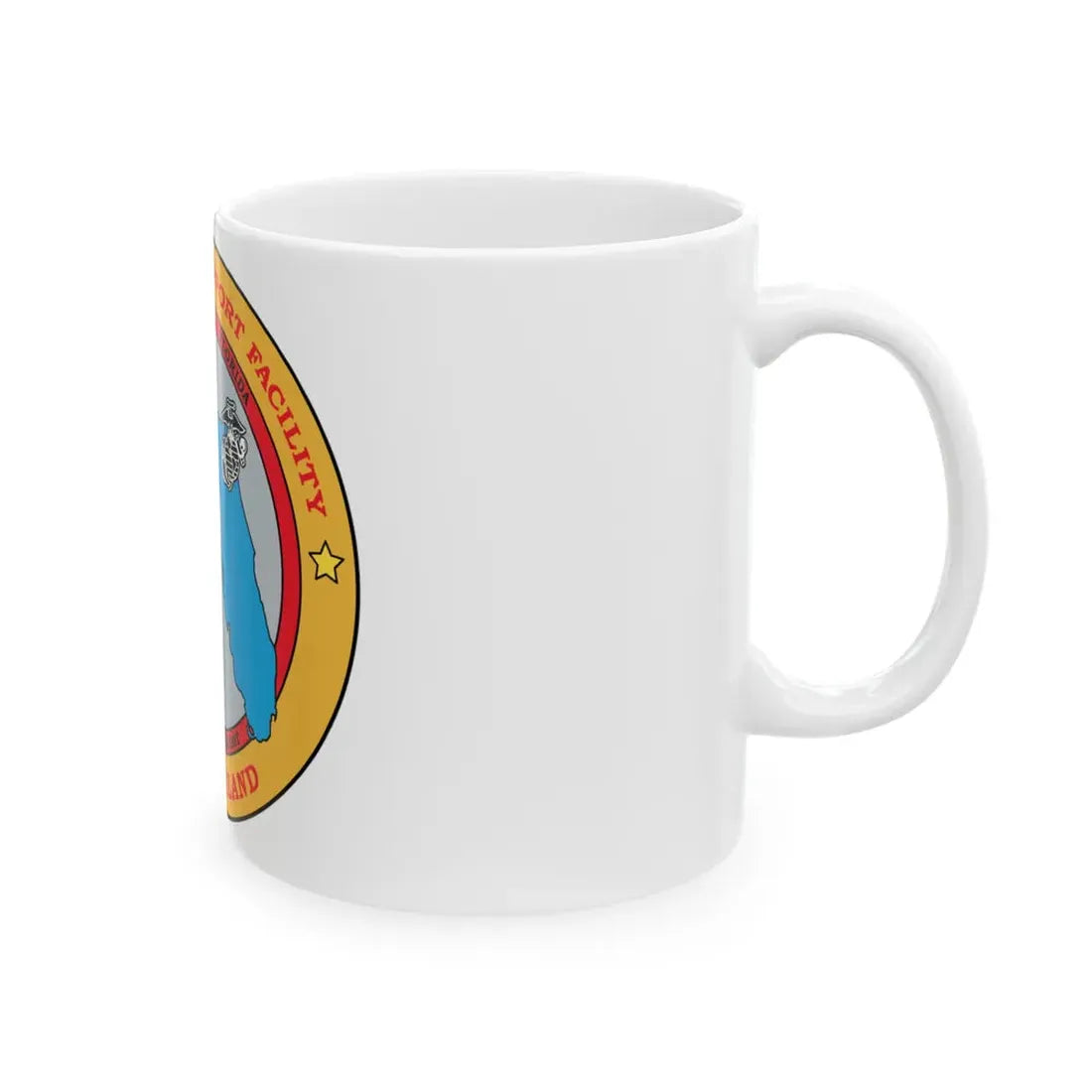 Marine Corps Support Facility Blount island (USMC) White Coffee Mug - Go Mug Yourself