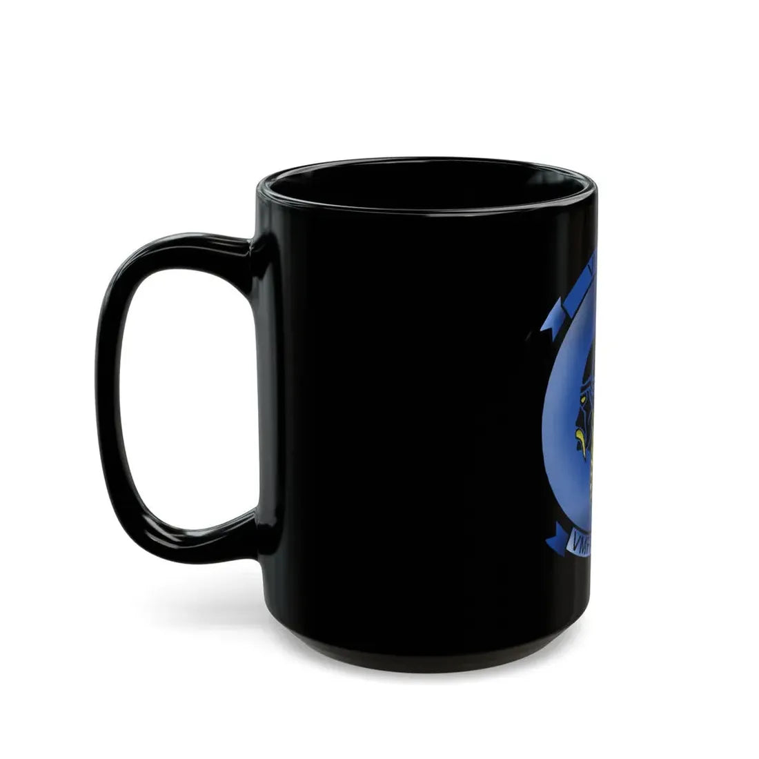 Marine Fighter Attack Squadron All Weather 225 VMFAAW 225 (USMC) Black Coffee Mug - Go Mug Yourself