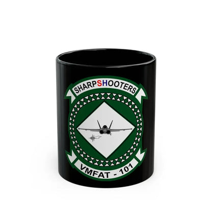 Marine Fighter Attack Training Squadron 101 VMFAT 101 (USMC) Black Coffee Mug 11oz - Go Mug Yourself