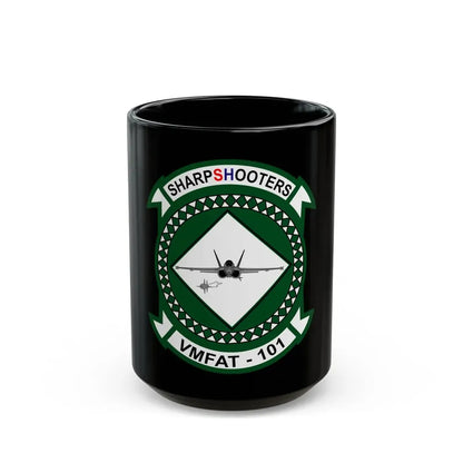 Marine Fighter Attack Training Squadron 101 VMFAT 101 (USMC) Black Coffee Mug 15oz - Go Mug Yourself
