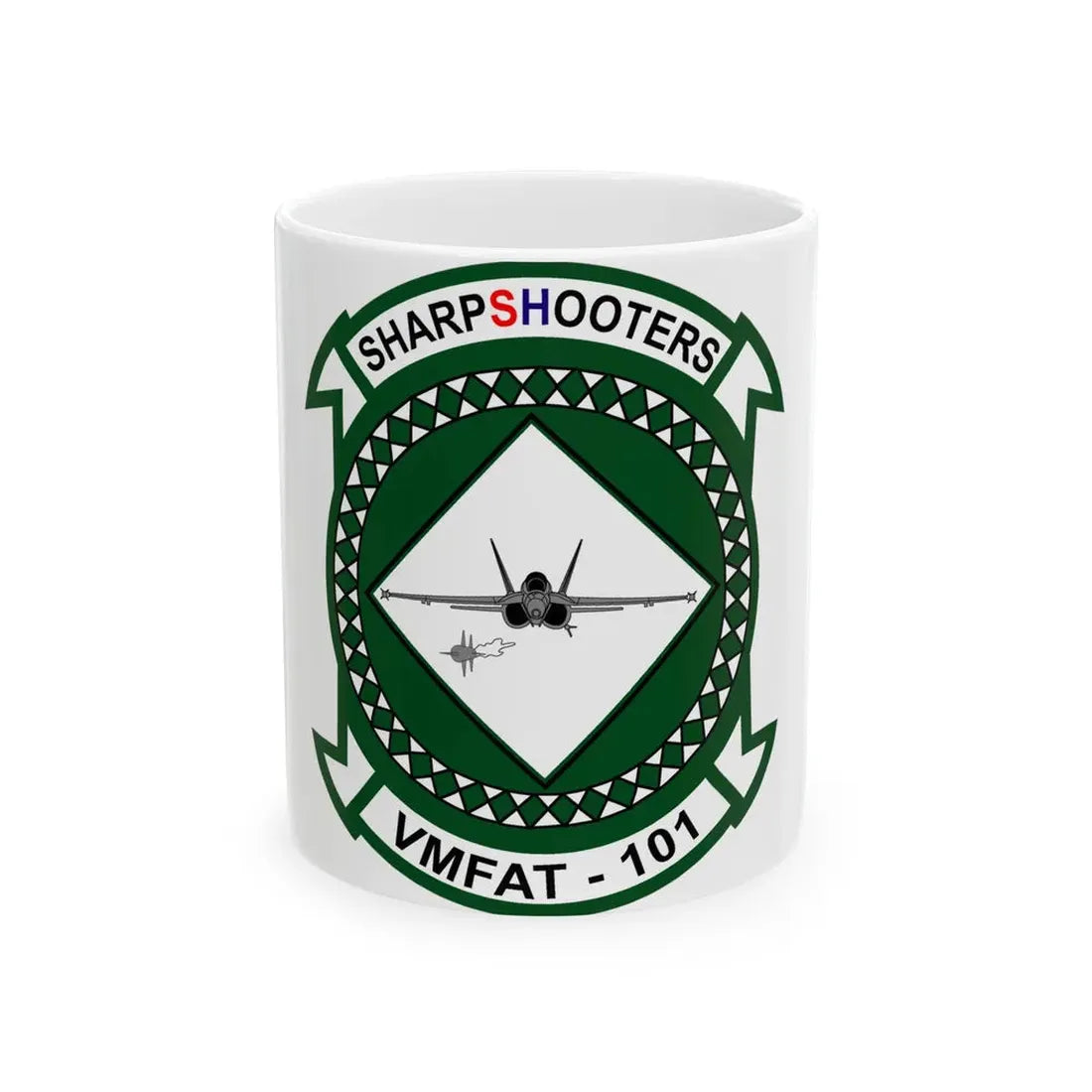 Marine Fighter Attack Training Squadron 101 VMFAT 101 (USMC) White Coffee Mug 11oz - Go Mug Yourself