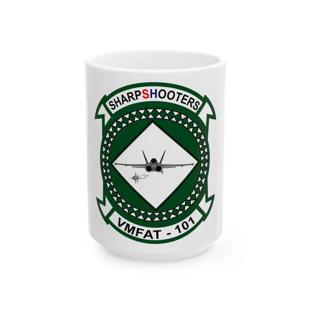 Marine Fighter Attack Training Squadron 101 VMFAT 101 (USMC) White Coffee Mug-15oz-Go Mug Yourself