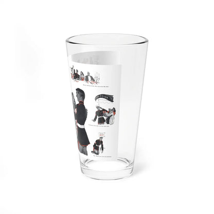 Marine Landing Party, Cosmopolitan, December 1942 (Magazine Illustration) Pint Glass 16oz-Go Mug Yourself