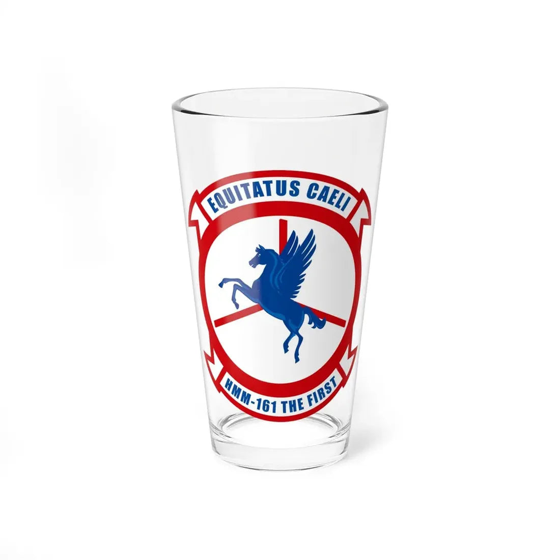 Marine Medium Tiltrotor Squadron 161 VMM 161 (USMC) Pint Glass 16oz 16oz - Go Mug Yourself