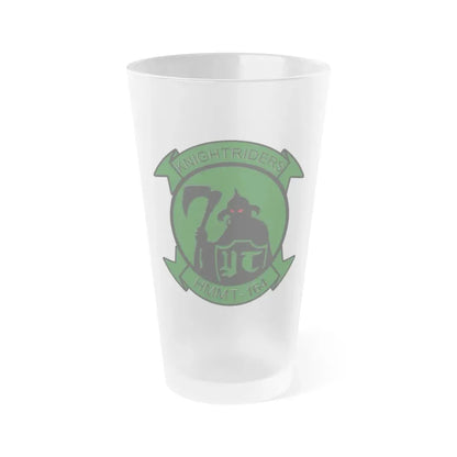 Marine Medium Tiltrotor Squadron 164 VMM 164 (USMC) Frosted Pint Glass 16oz Default Title - Go Mug Yourself