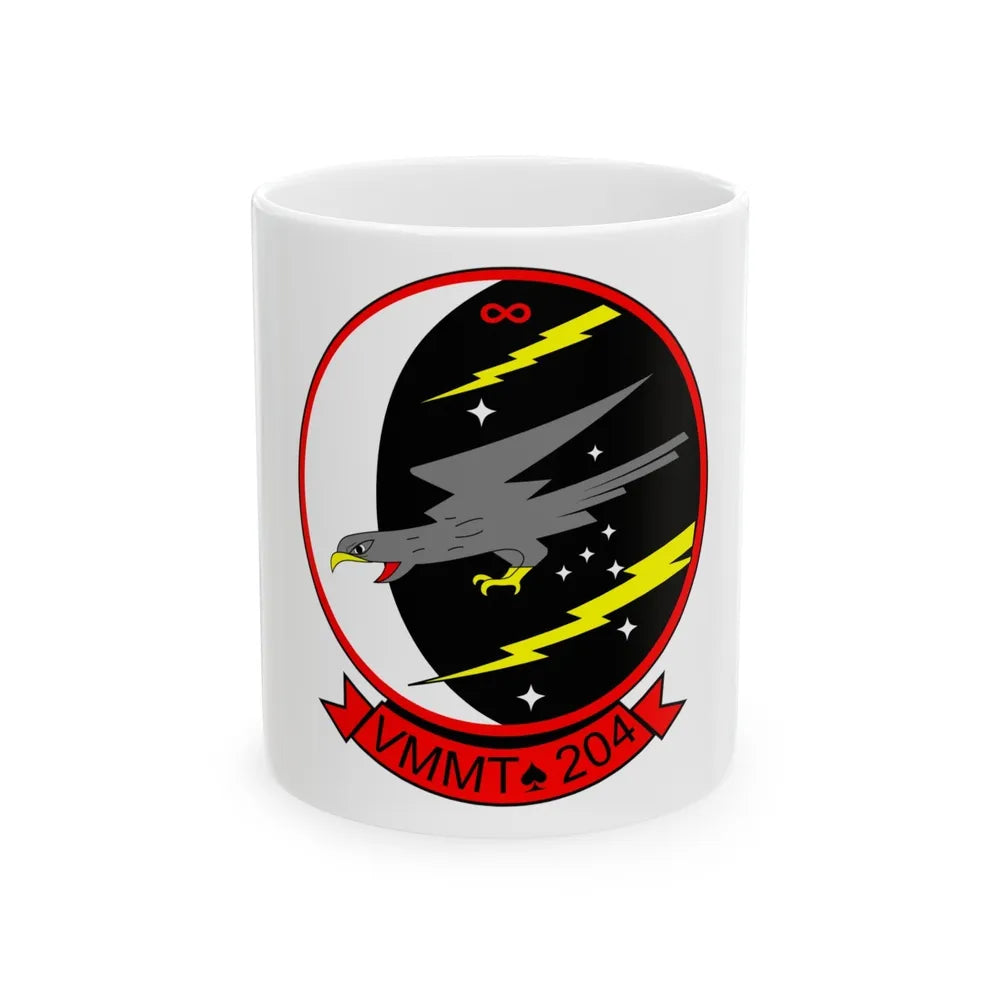 Marine Medium Tiltrotor Training Squadron 204 VMMT 204 (USMC) White Coffee Mug-11oz-Go Mug Yourself