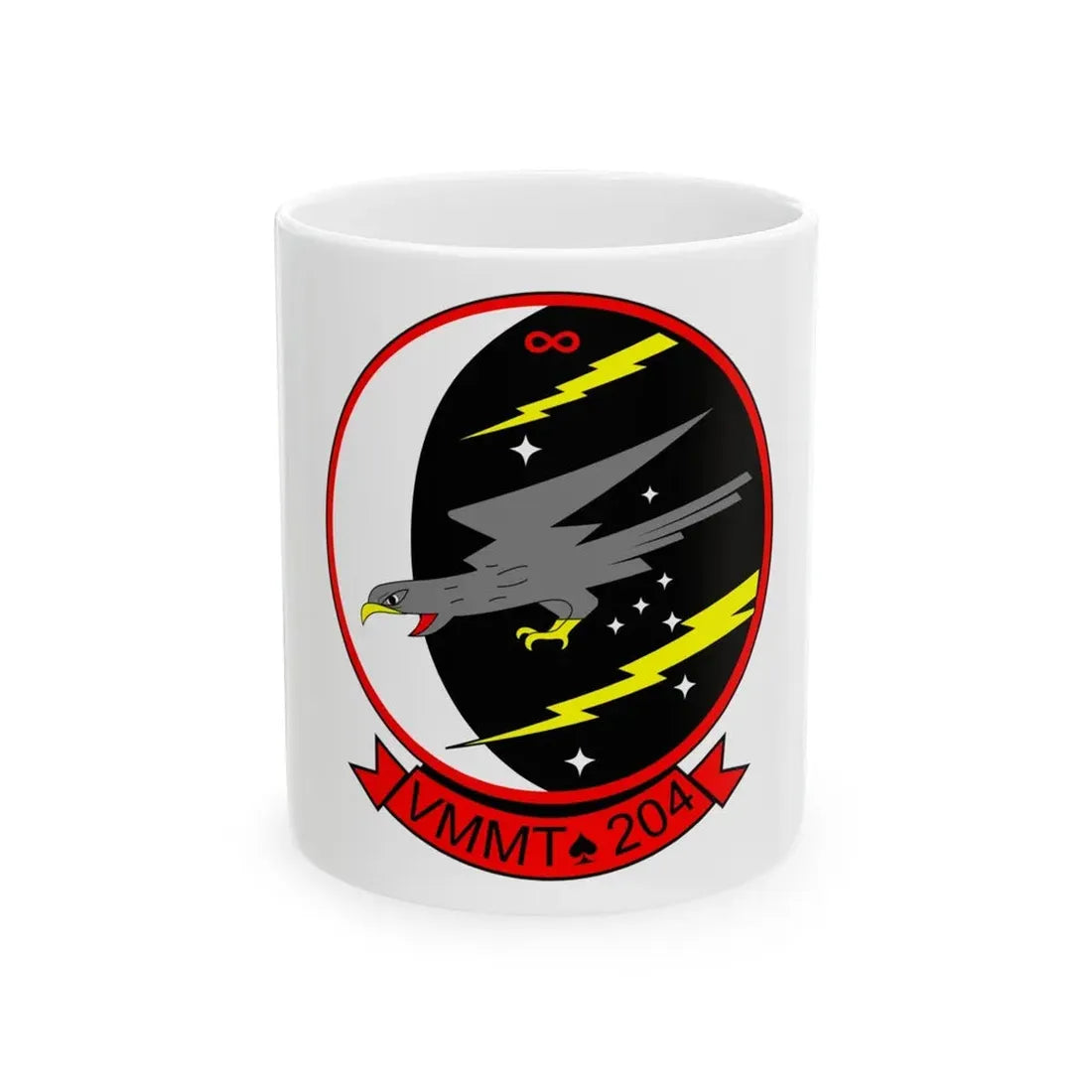 Marine Medium Tiltrotor Training Squadron 204 VMMT 204 (USMC) White Coffee Mug 11oz - Go Mug Yourself