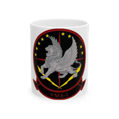 Marine Operational Test and Evaluation Squadron One VMX 1 (USMC) White Coffee Mug 11oz - Go Mug Yourself