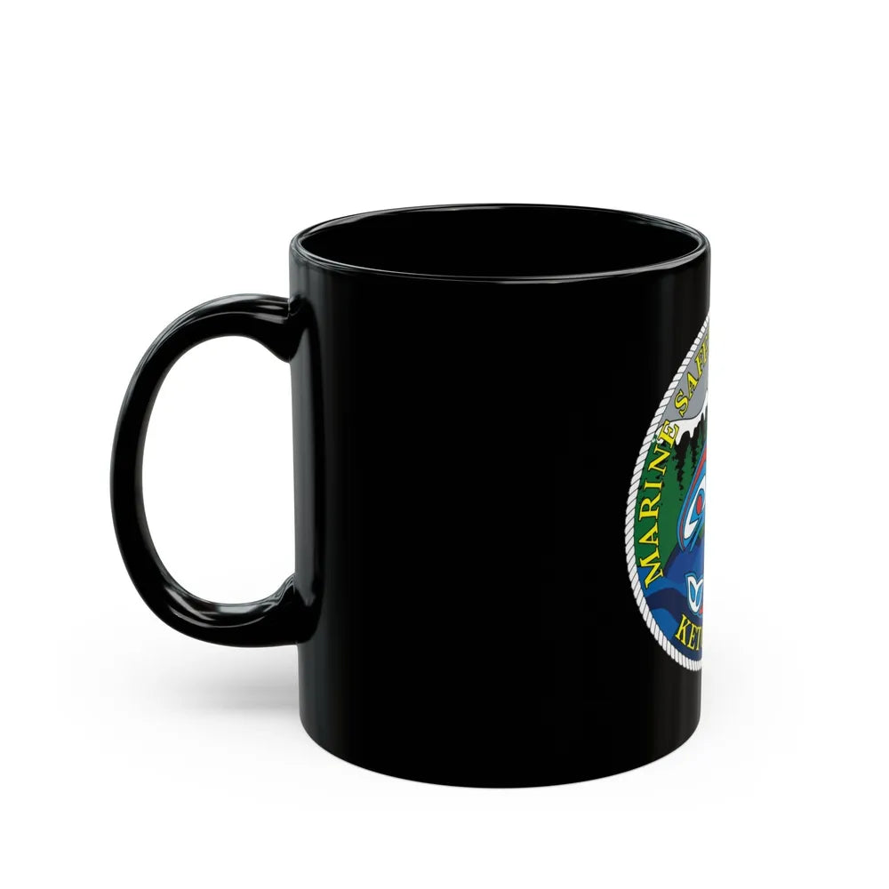 Marine Safety Detachment Ketchikan (U.S. Coast Guard) Black Coffee Mug-Go Mug Yourself