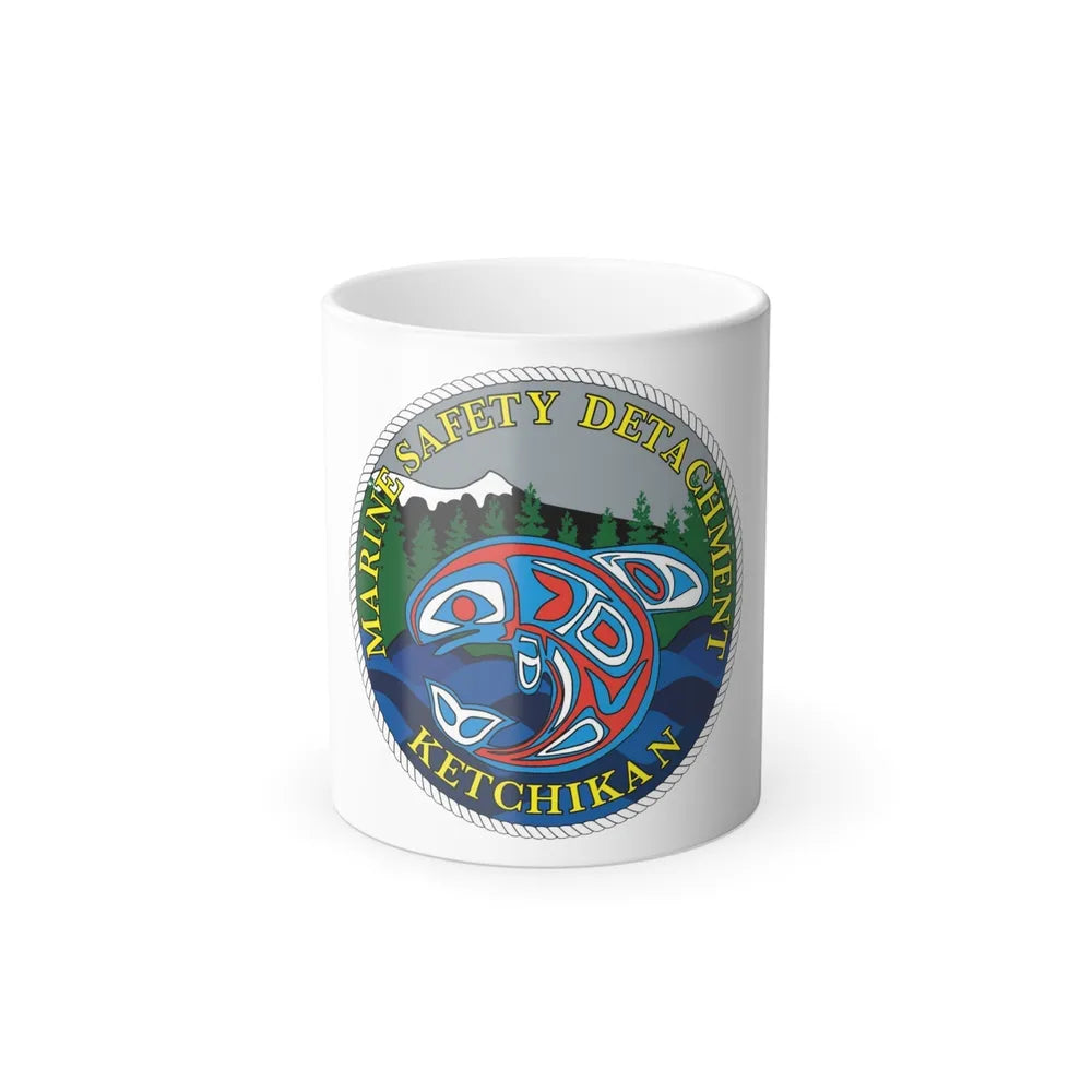 Marine Safety Detachment Ketchikan (U.S. Coast Guard) Color Changing Mug 11oz-11oz-Go Mug Yourself