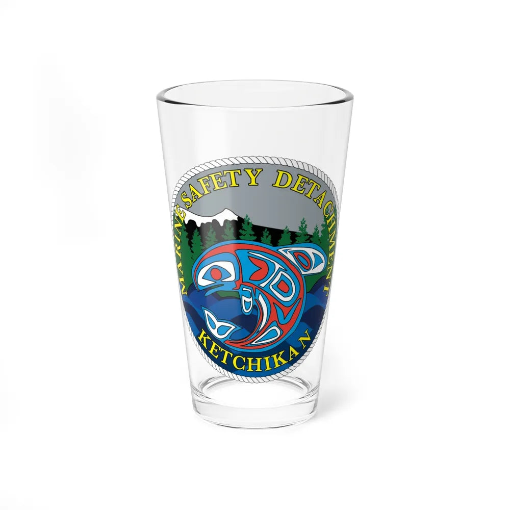 Marine Safety Detachment Ketchikan (U.S. Coast Guard) Pint Glass 16oz-16oz-Go Mug Yourself