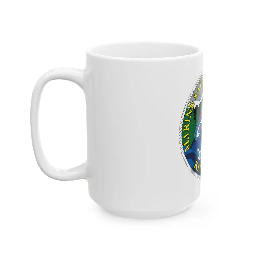 Marine Safety Detachment Ketchikan (U.S. Coast Guard) White Coffee Mug-Go Mug Yourself