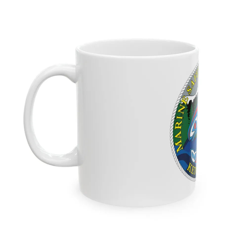 Marine Safety Detachment Ketchikan (U.S. Coast Guard) White Coffee Mug-Go Mug Yourself