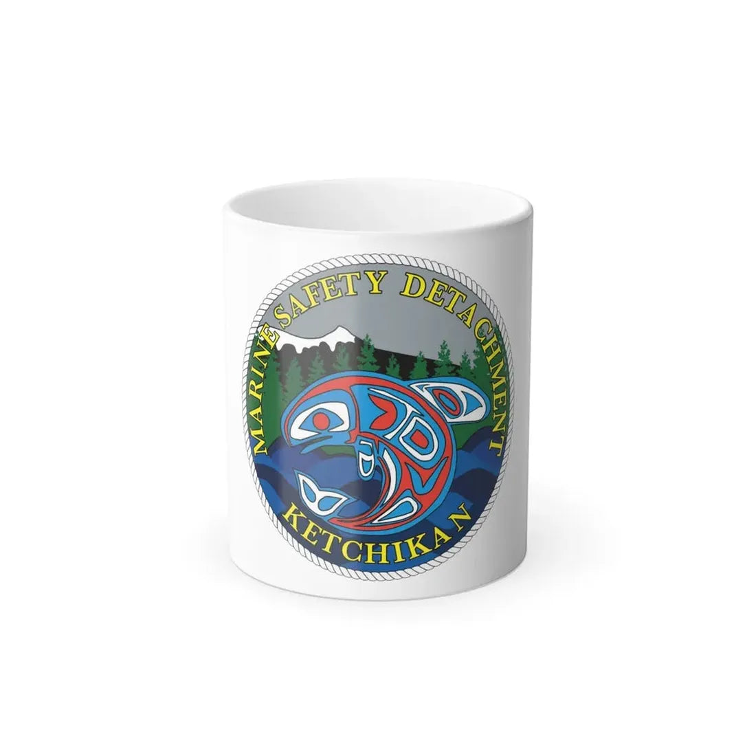 Marine Safety Detachment Ketchikan (U.S. Coast Guard) Color Changing Coffee Mug 11oz - Go Mug Yourself