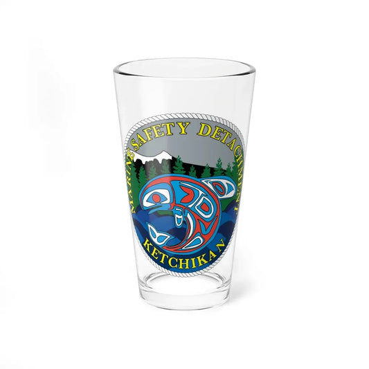 Marine Safety Detachment Ketchikan (U.S. Coast Guard) Pint Glass 16oz 16oz - Go Mug Yourself