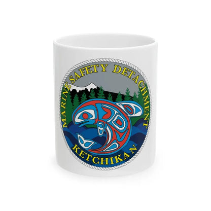 Marine Safety Detachment Ketchikan (U.S. Coast Guard) White Coffee Mug 11oz - Go Mug Yourself
