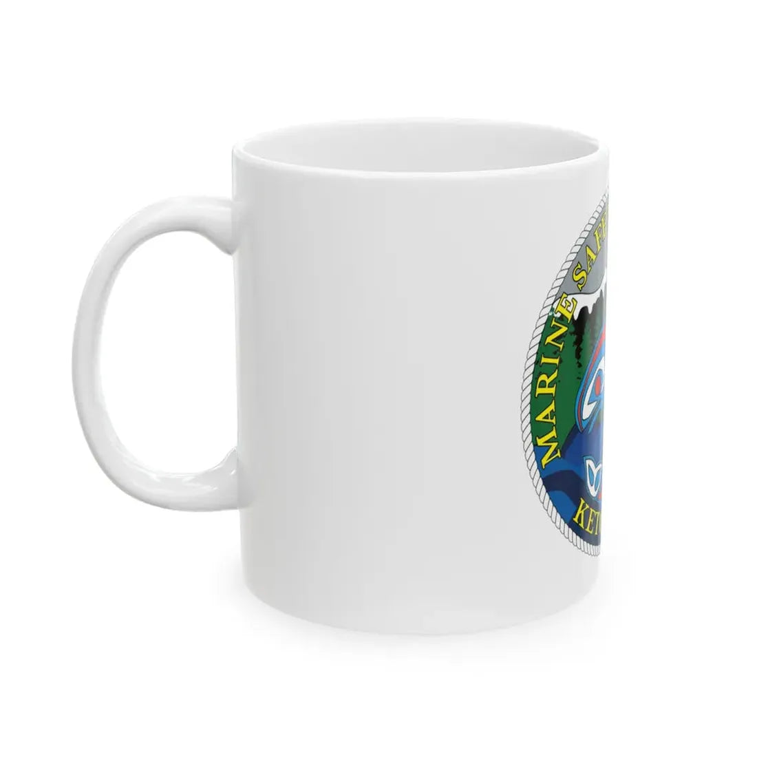 Marine Safety Detachment Ketchikan (U.S. Coast Guard) White Coffee Mug - Go Mug Yourself