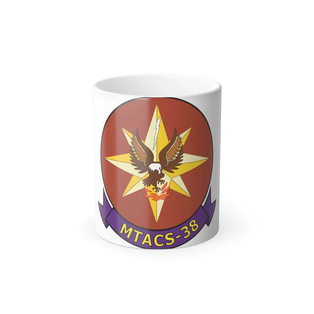 Marine Tactical Air Command Squadron 38 (USMC) Color Changing Mug 11oz-11oz-Go Mug Yourself