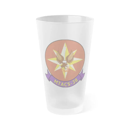 Marine Tactical Air Command Squadron 38 (USMC) Frosted Pint Glass 16oz Default Title - Go Mug Yourself