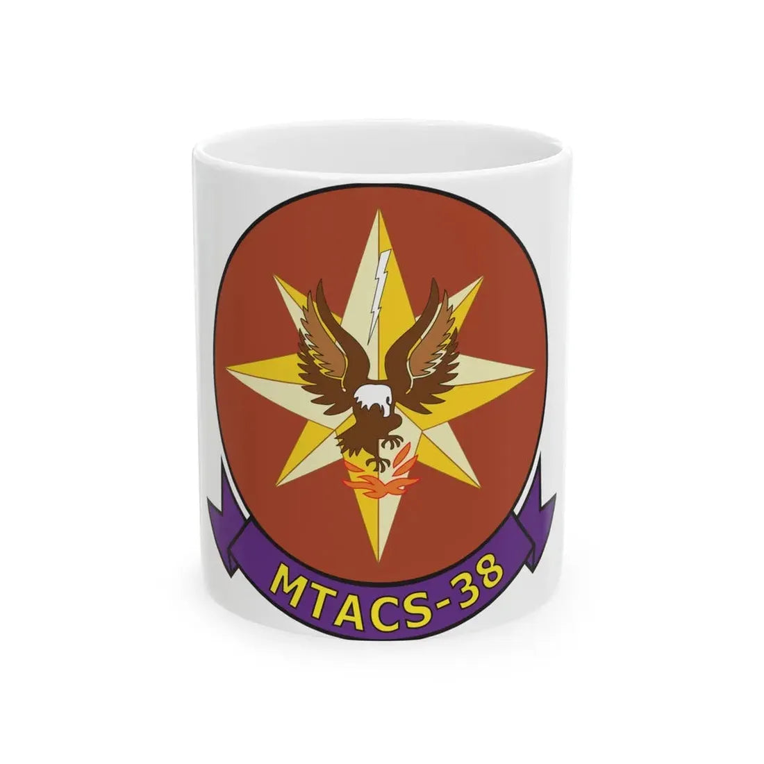 Marine Tactical Air Command Squadron 38 (USMC) White Coffee Mug 11oz - Go Mug Yourself