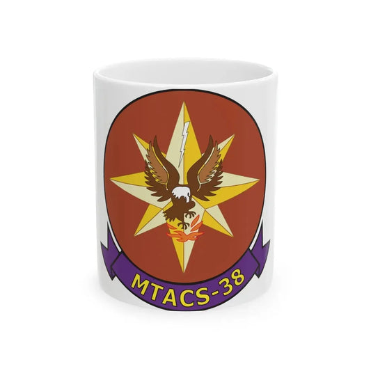 Marine Tactical Air Command Squadron 38 (USMC) White Coffee Mug 11oz - Go Mug Yourself