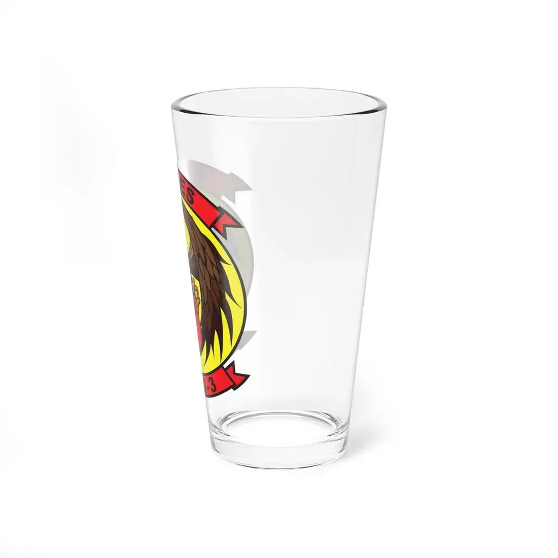 Marine Wing Headquarters Squadron 3 (USMC) Pint Glass 16oz - Go Mug Yourself