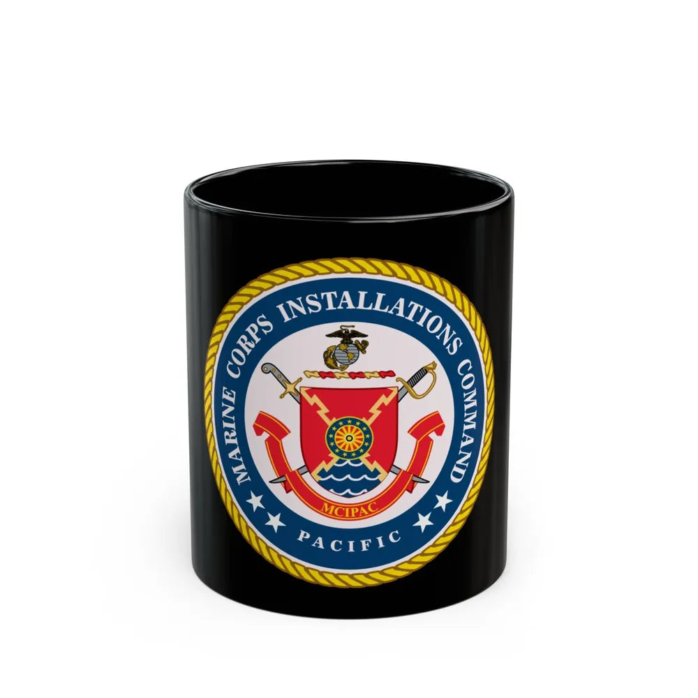 Marines Corps Installations Command Pacific (USMC) Black Coffee Mug-11oz-Go Mug Yourself