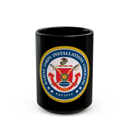 Marines Corps Installations Command Pacific (USMC) Black Coffee Mug-15oz-Go Mug Yourself