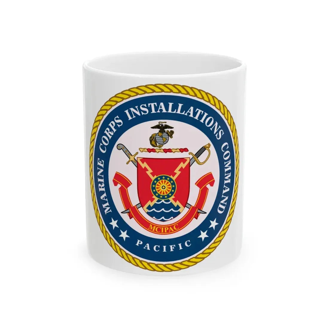 Marines Corps Installations Command Pacific (USMC) White Coffee Mug 11oz - Go Mug Yourself