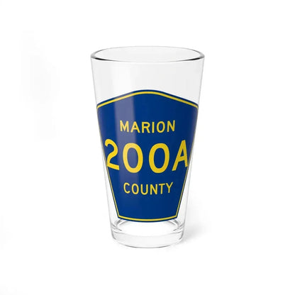 Marion County 200A (Florida) (Road Sign) Pint Glass 16oz 16oz - Go Mug Yourself