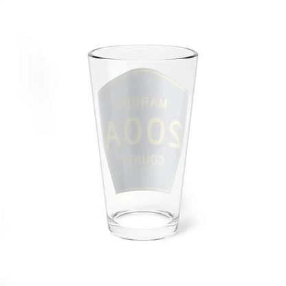 Marion County 200A (Florida) (Road Sign) Pint Glss 16oz - Go Mug Yourself