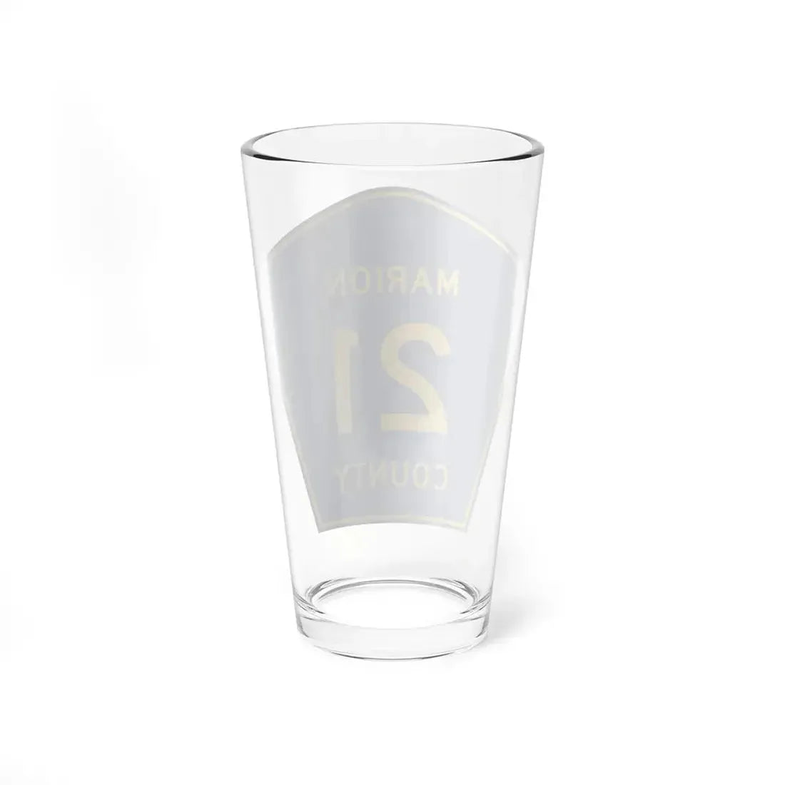 Marion County 21 (Florida) (Road Sign) Pint Glss 16oz - Go Mug Yourself