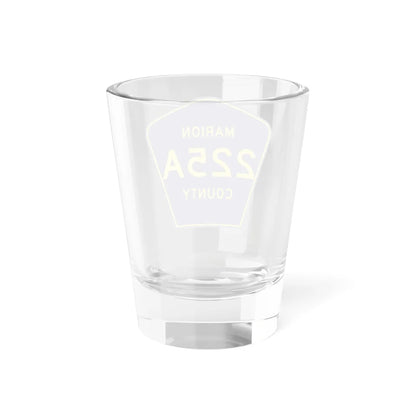 Marion County 225A (Florida) (Road Sign) Shot Glass 1.5oz - Go Mug Yourself