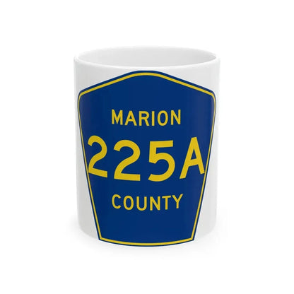 Marion County 225A (Florida) (Road Sign) White Coffee Mug 11oz - Go Mug Yourself