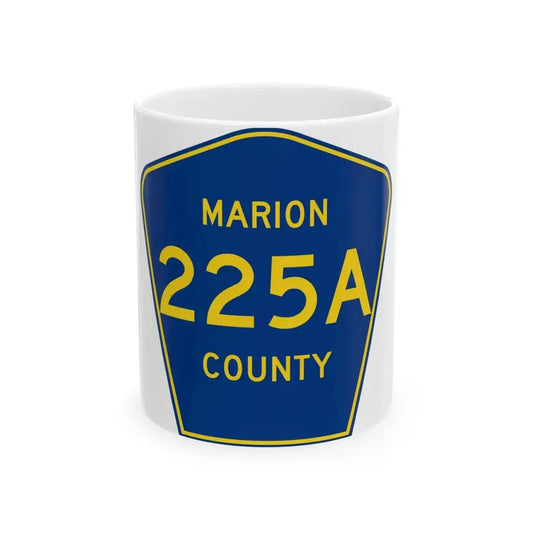 Marion County 225A (Florida) (Road Sign) White Coffee Mug 11oz - Go Mug Yourself