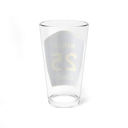 Marion County 25 (Florida) (Road Sign) Pint Glass 16oz - Go Mug Yourself