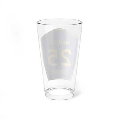Marion County 25 (Florida) (Road Sign) Pint Glss 16oz - Go Mug Yourself