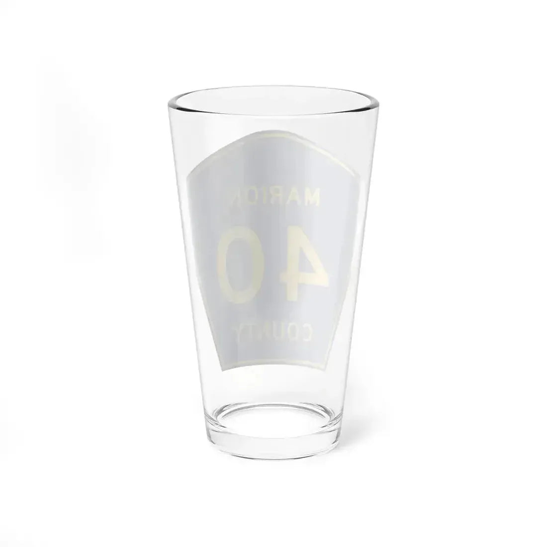 Marion County 40 (Florida) (Road Sign) Pint Glass 16oz - Go Mug Yourself