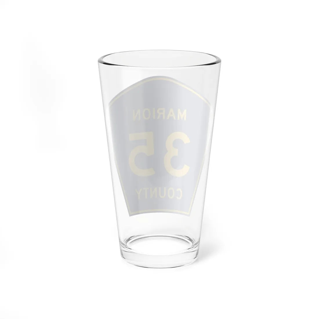 Marion County Road 35 FL (Florida) (Road Sign) Pint Glass 16oz - Go Mug Yourself