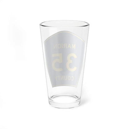 Marion County Road 35 FL (Florida) (Road Sign) Pint Glass 16oz - Go Mug Yourself
