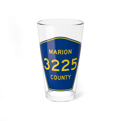 Marion County Route 3225 AR (Arkansas) (Road Sign) Pint Glass 16oz 16oz - Go Mug Yourself