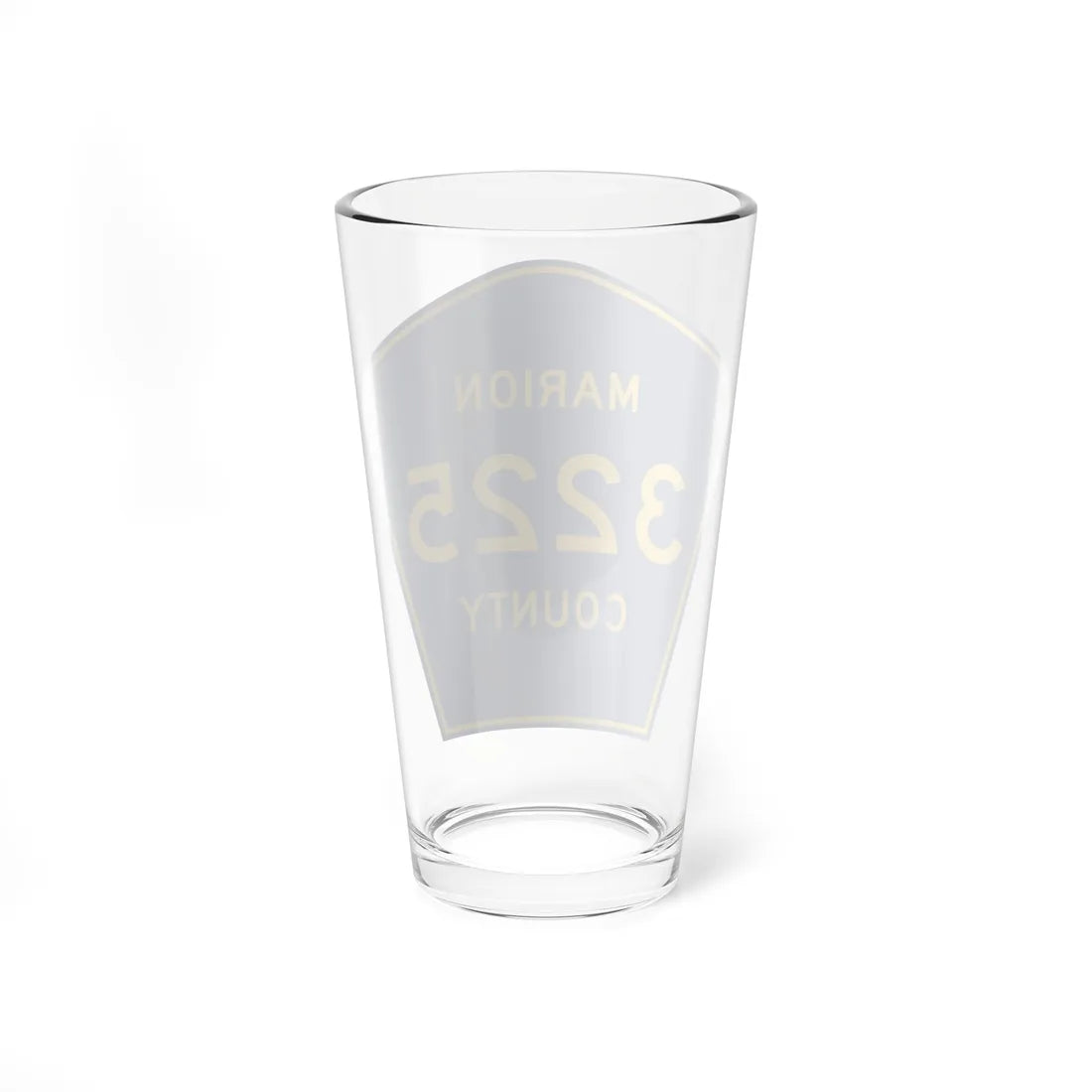 Marion County Route 3225 AR (Arkansas) (Road Sign) Pint Glass 16oz - Go Mug Yourself