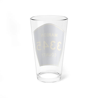 Marion County Route 3345 AR (Arkansas) (Road Sign) Pint Glass 16oz - Go Mug Yourself