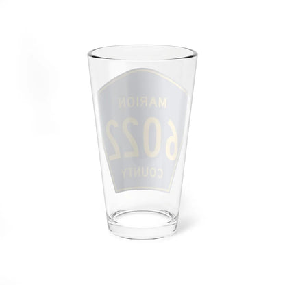 Marion County Route 6022 AR (Arkansas) (Road Sign) Pint Glass 16oz - Go Mug Yourself