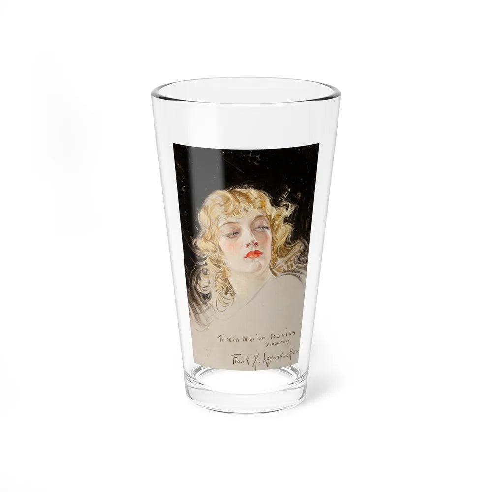 Marion Davies (Magazine Illustration) Pint Glass 16oz-16oz-Go Mug Yourself