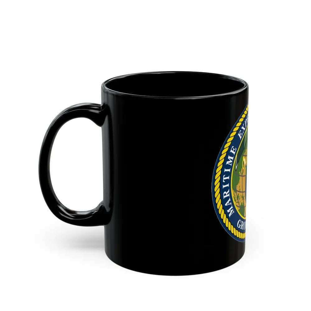 Maritime Expeditionary Grp 1 (U.S. Navy) Black Coffee Mug-Go Mug Yourself