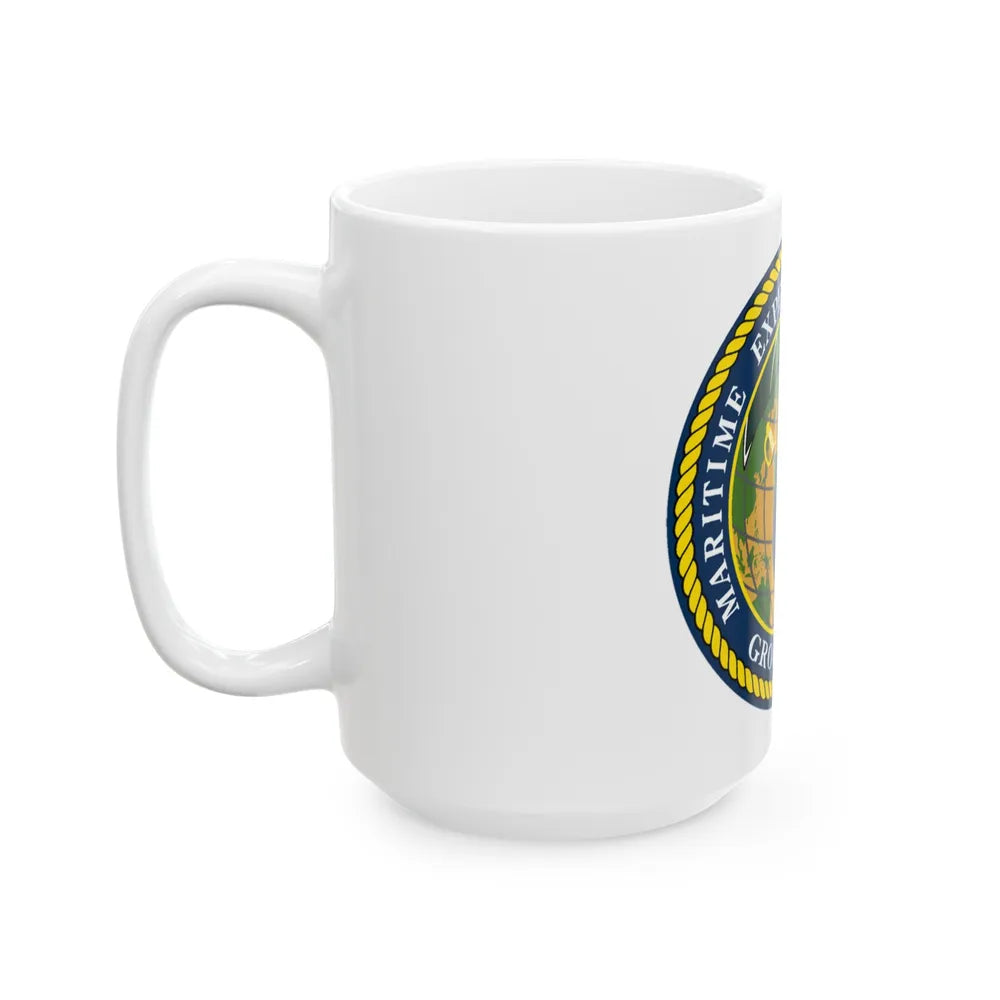 Maritime Expeditionary Grp 1 (U.S. Navy) White Coffee Mug-Go Mug Yourself