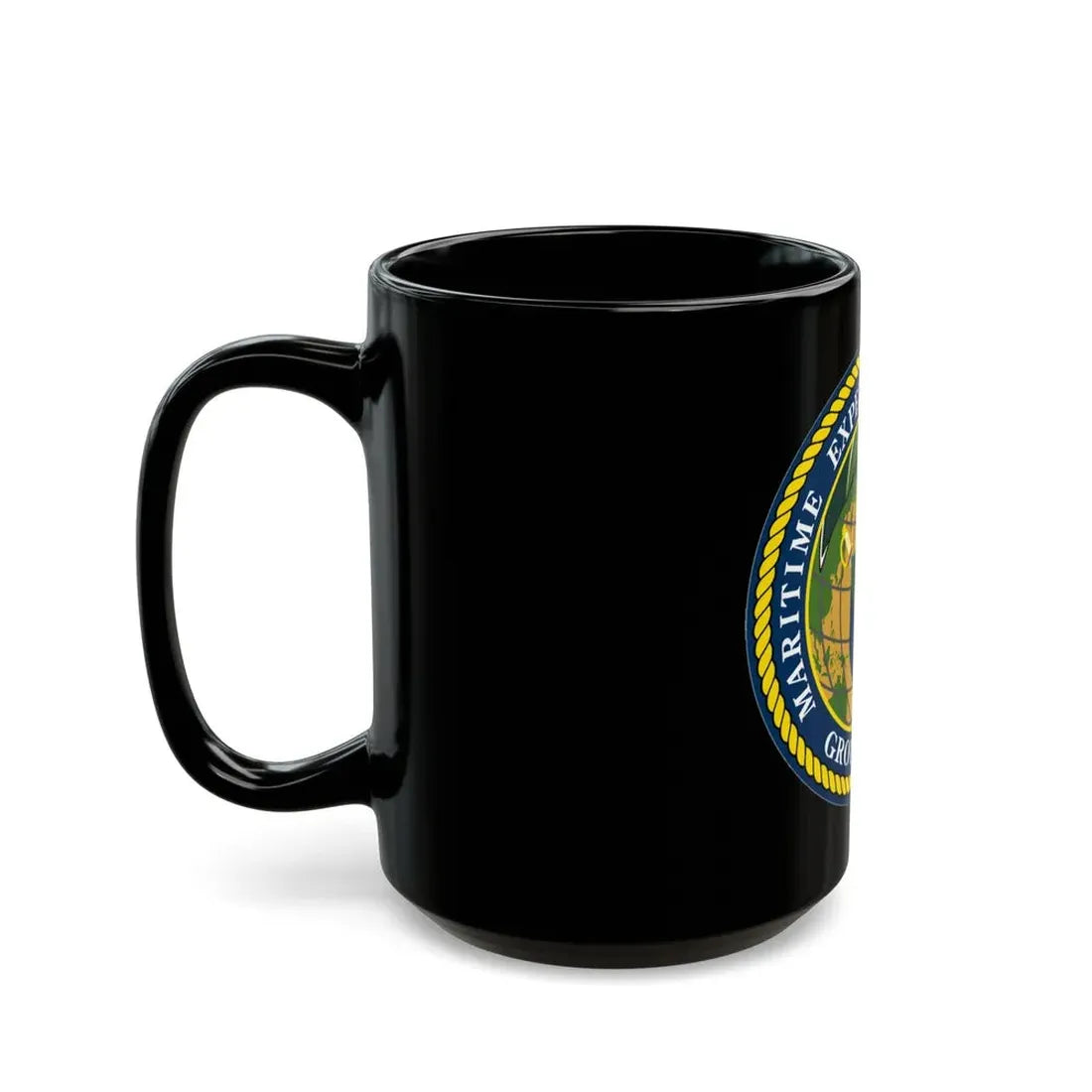 Maritime Expeditionary Grp 1 (U.S. Navy) Black Coffee Mug - Go Mug Yourself