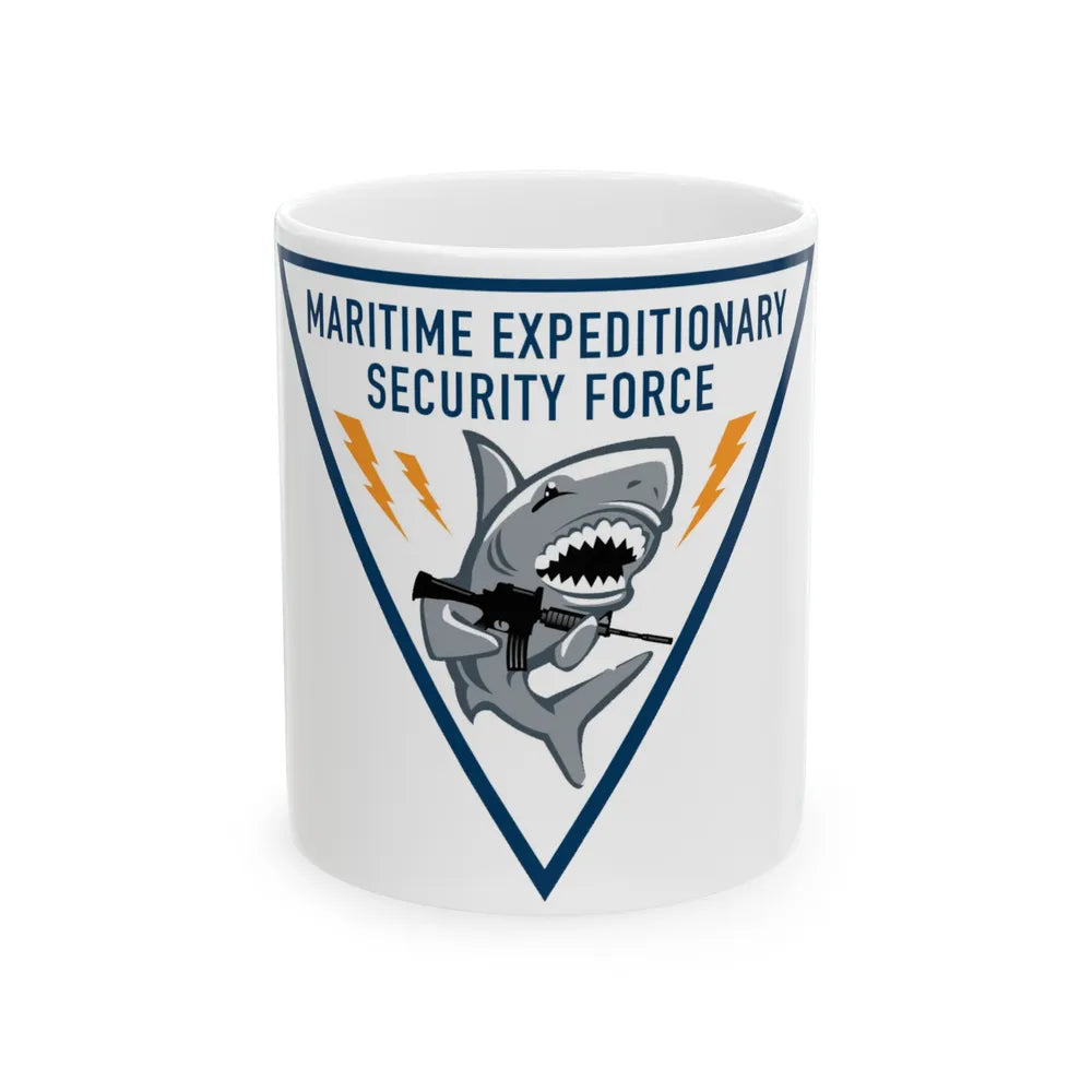 Maritime Expeditionary Security Force (U.S. Navy) White Coffee Mug-11oz-Go Mug Yourself