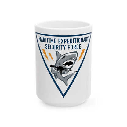 Maritime Expeditionary Security Force (U.S. Navy) White Coffee Mug-15oz-Go Mug Yourself